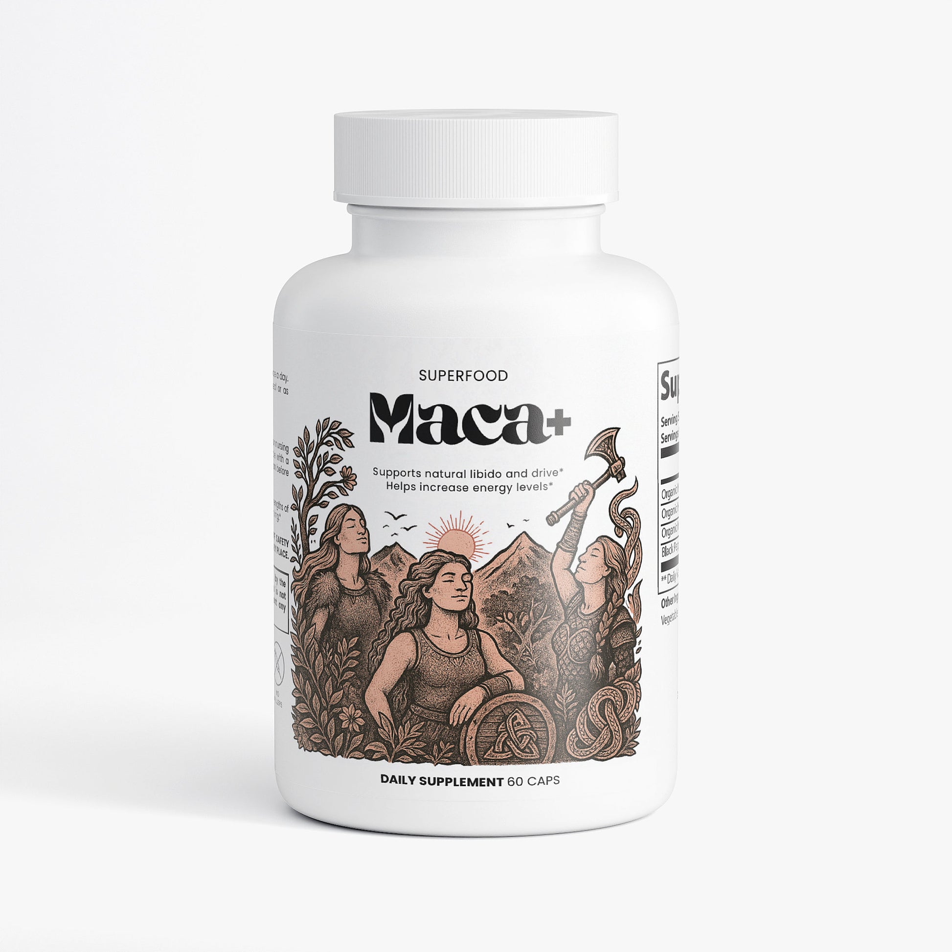 Maca+ Trio (Total Balans Eko-Vegan) 1500mg
