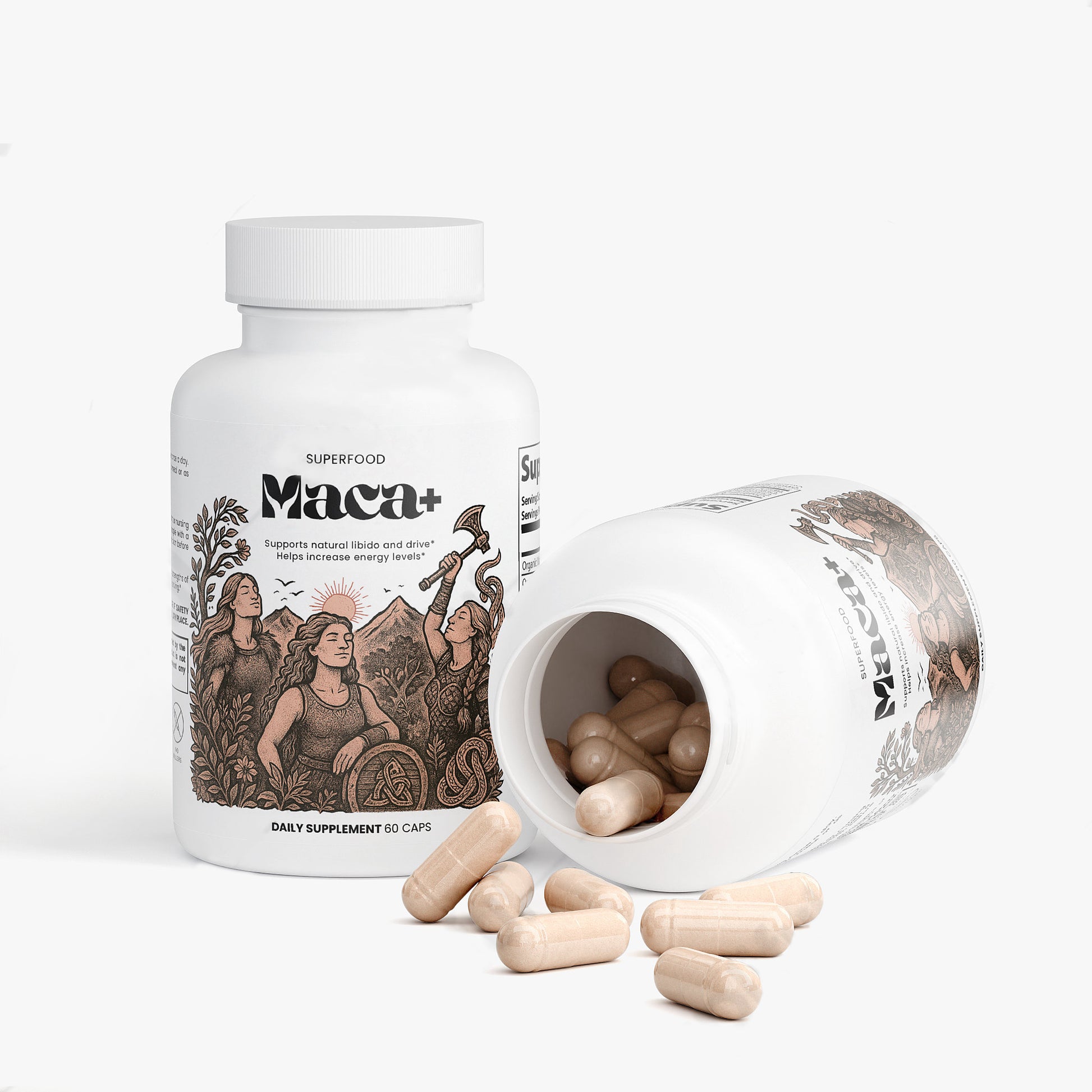 Maca+ Trio (Total Balans Eko-Vegan) 1500mg